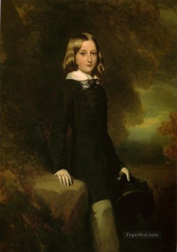  royalty Oil Painting - Leopold Duke of Brabant royalty portrait Franz Xaver Winterhalter